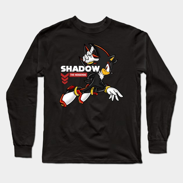 Shadow the hedgehog Long Sleeve T-Shirt by Tiaramisu ジ